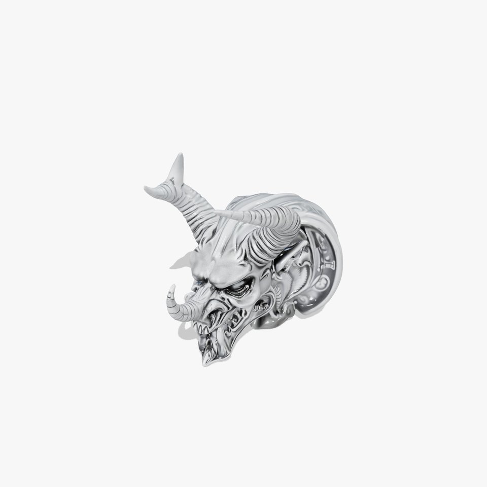 Sculpted Demon Skull model pack